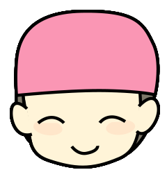 帽子:ピンク