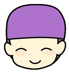 帽子：紫